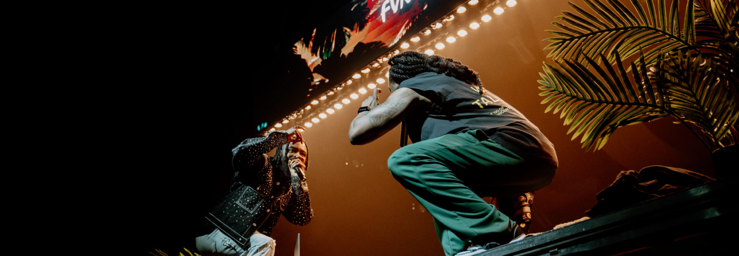 Photo de la réalisation Shatta Wine — Scénographie Boiler Room Audentia — RC PROD