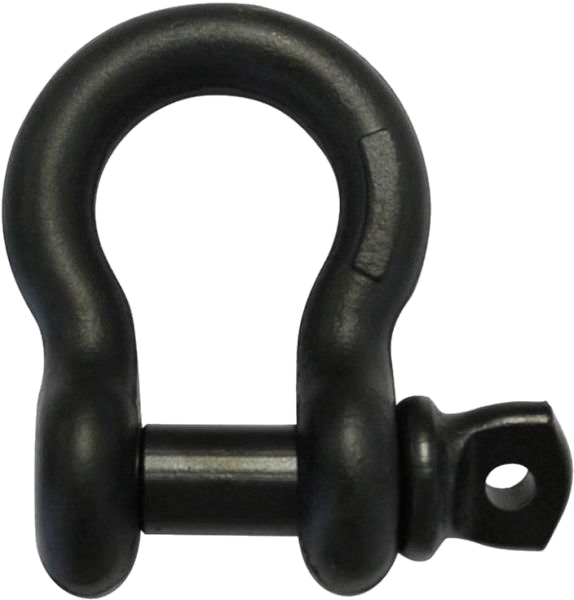 Manille de levage 2 T — noir mat (Riggatec)